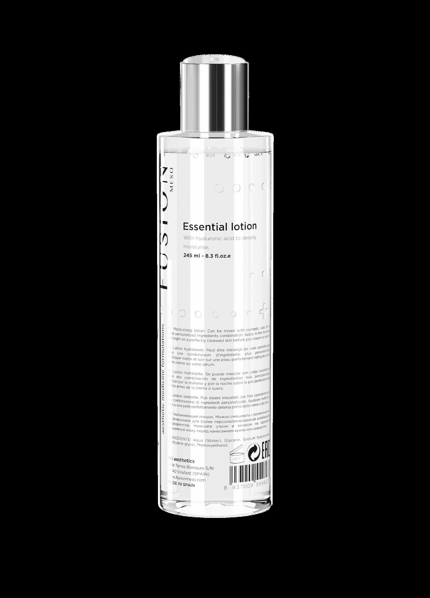 Essential Lotion Liquid Gel Lotion Fusion Meso 245 ml 