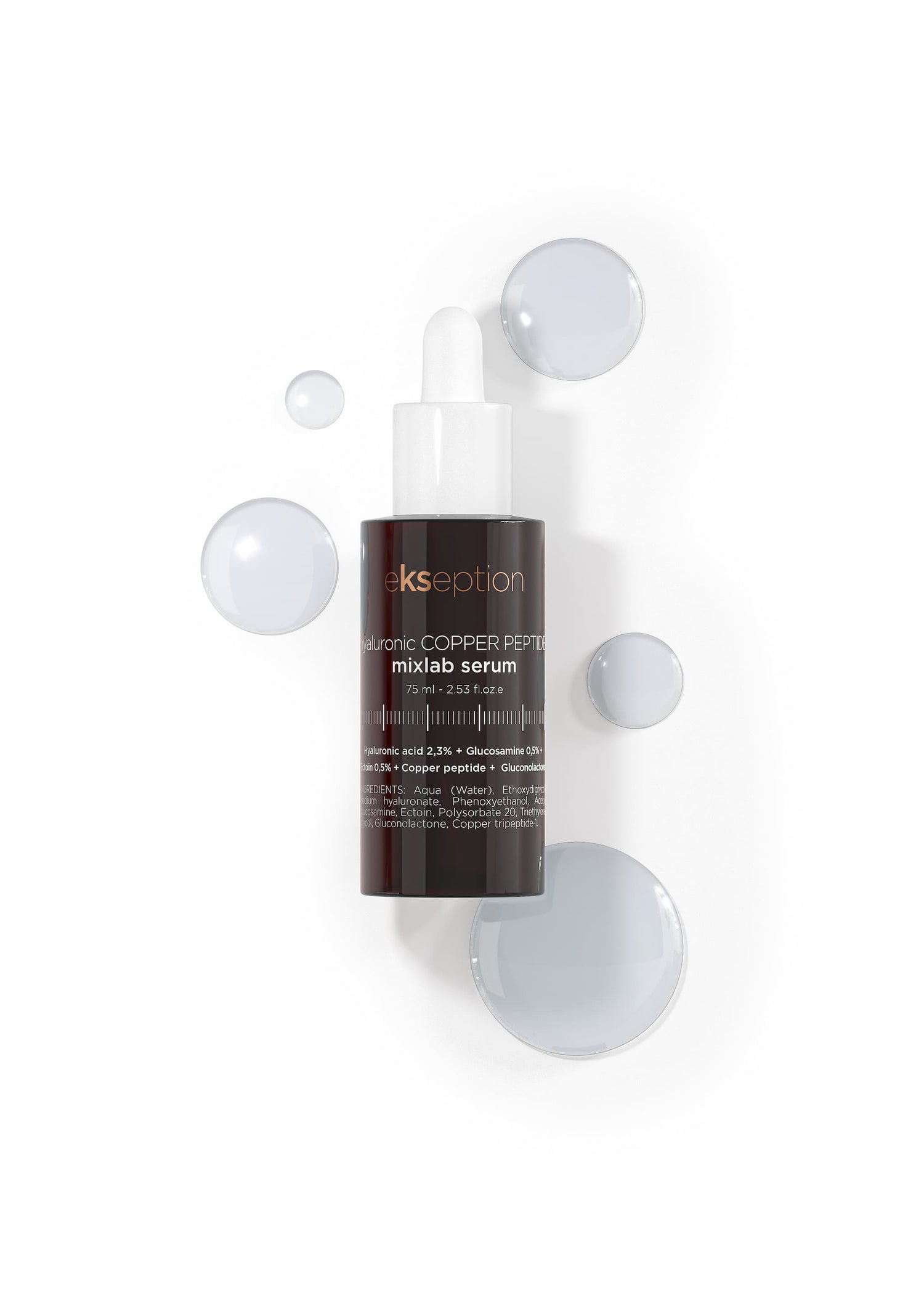 Hyaluronic Copper Peptides highly effective anti-aging and regeneration serum ekseption 75ml