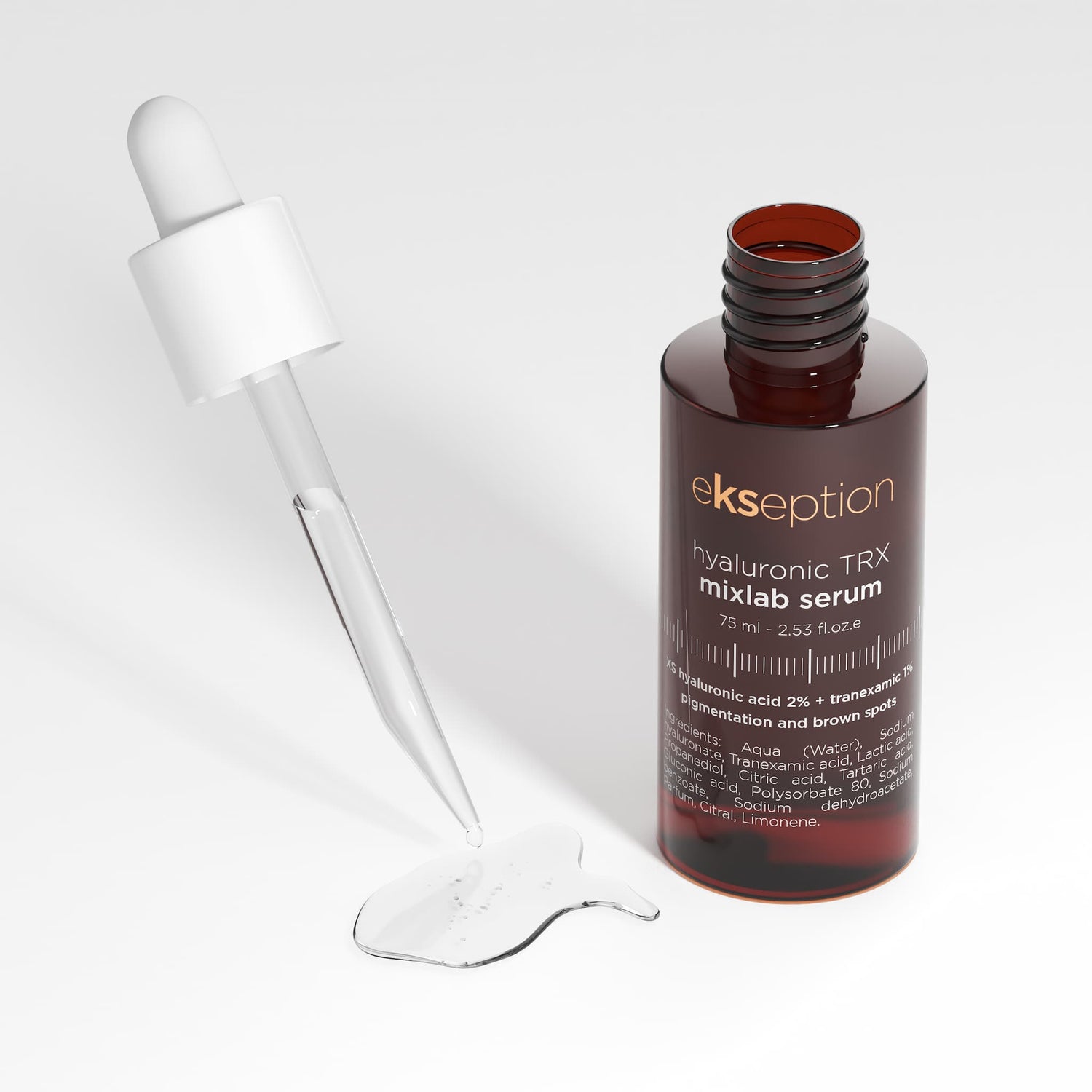 Hyaluronic TRX active serum to brighten skin, reduce pigmentation and dark spots ekseption 75ml