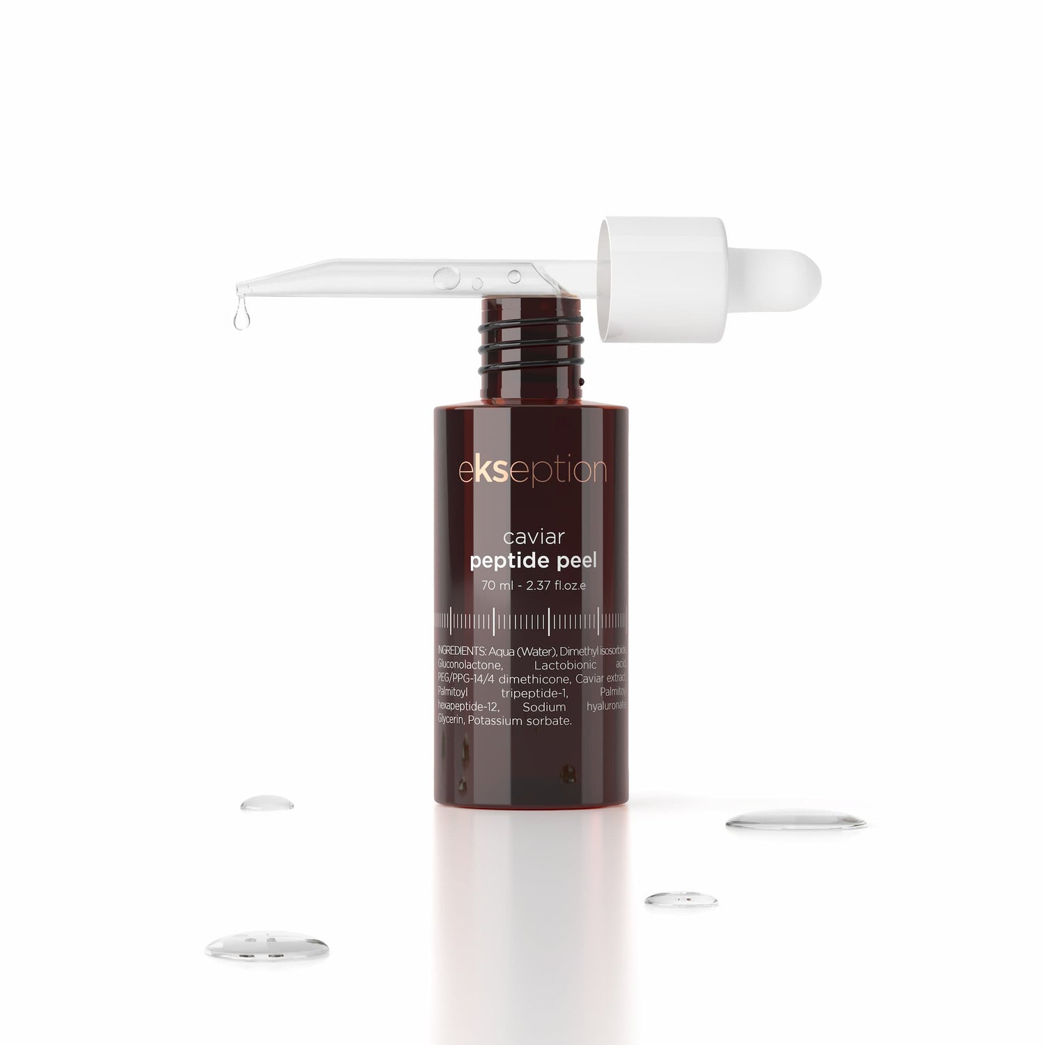 Peeling aux peptides de caviar pour peaux matures et très sensibles ekseption 70ml