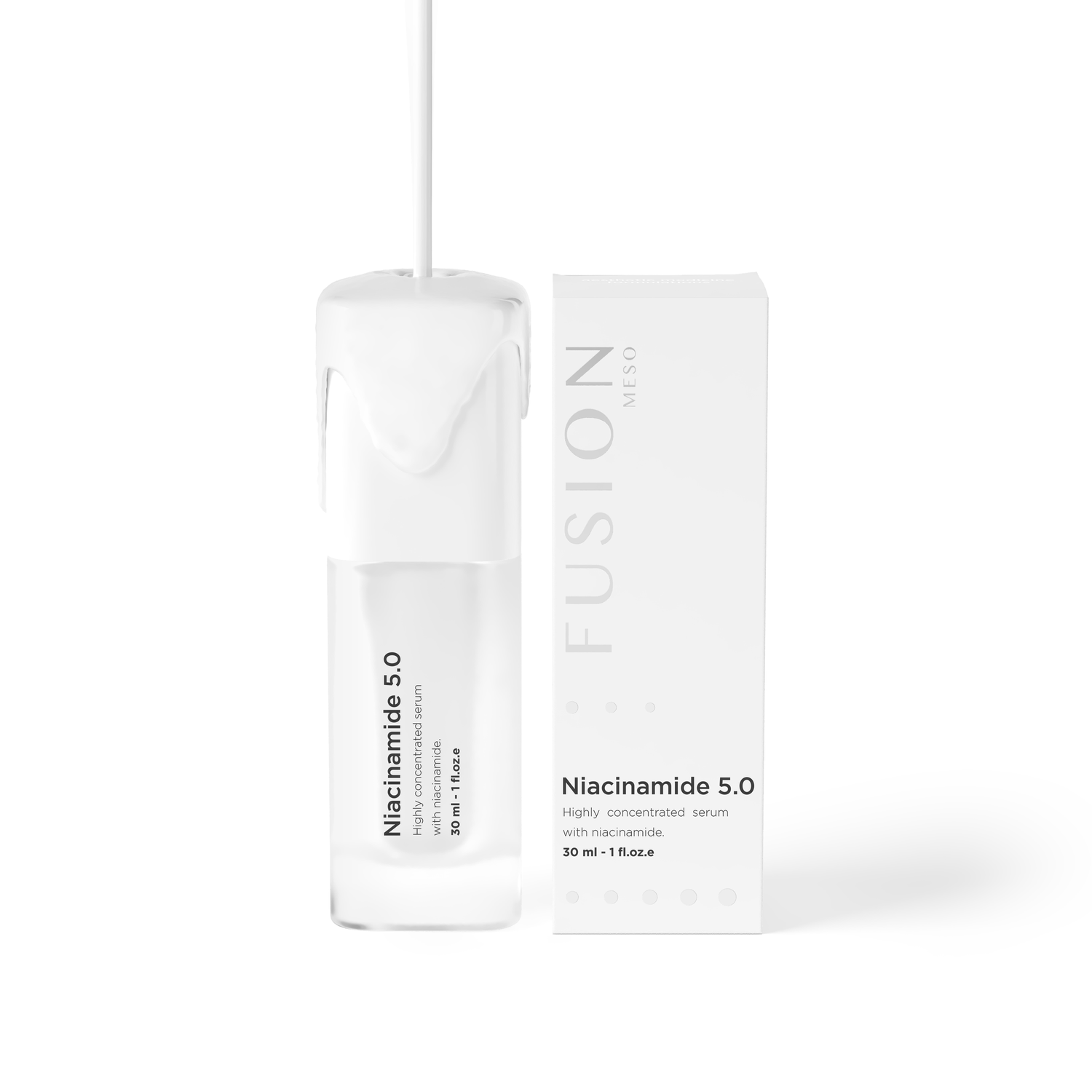 Niacinamide 5.0 Serum reduziert sichtbar Hautunreinheiten Fusion Meso 30 ml