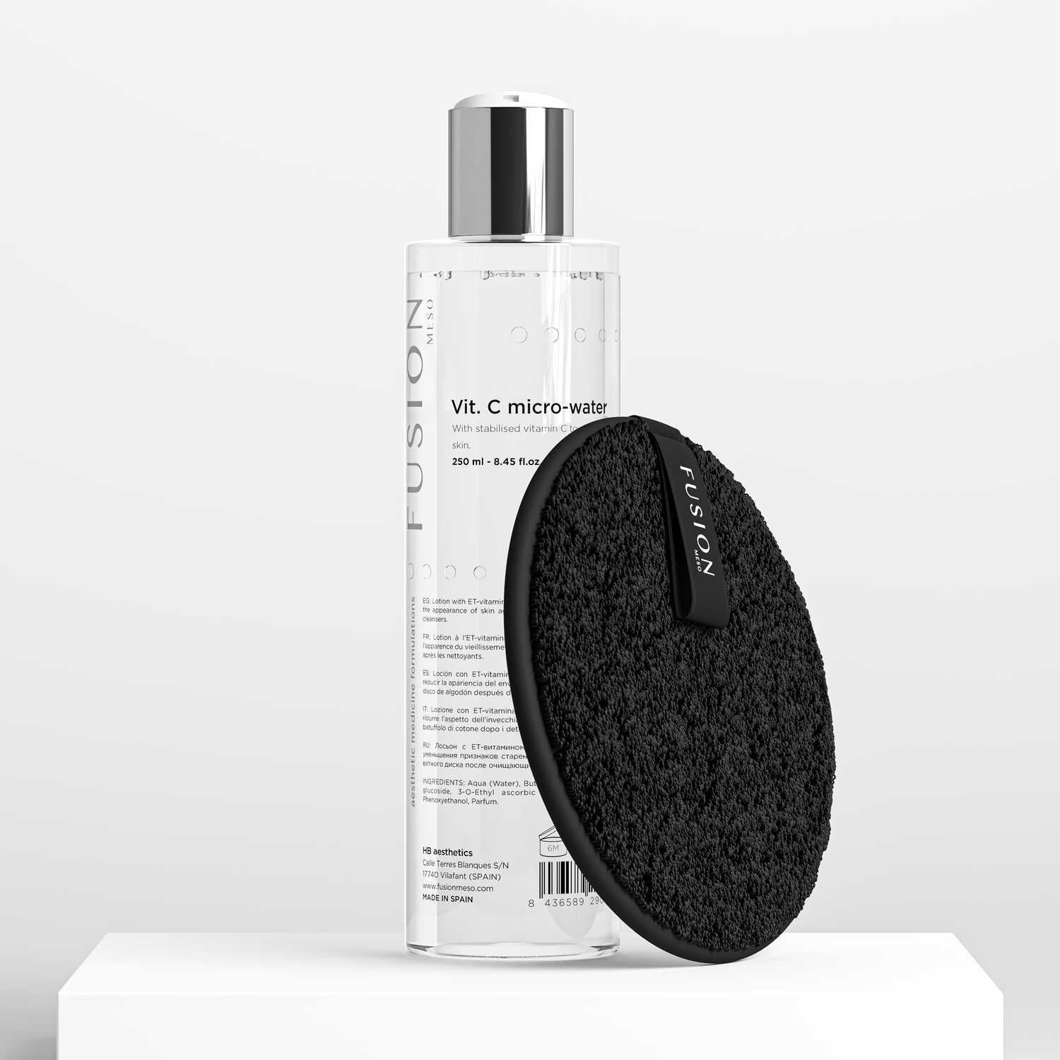Vit C Micro-Water Reinigunslotion Lotion stärkt das Kollagen Fusion Meso 250 ml