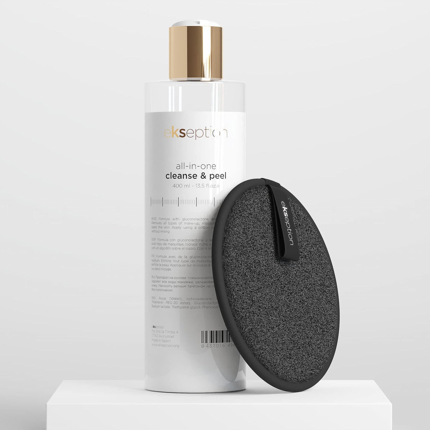 All-in-one cleanse & peel Reinigungsmilch ekseption 400 ml